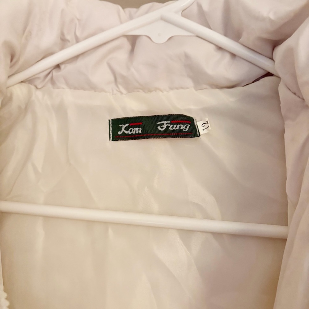 Women's White Puffer Jacket - Picture 4 of 11